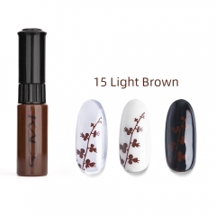 Nail Stamp Polish 10ml Brown