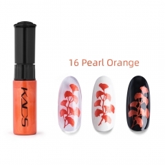 Nail Stamp Polish 10ml Pearl Orange