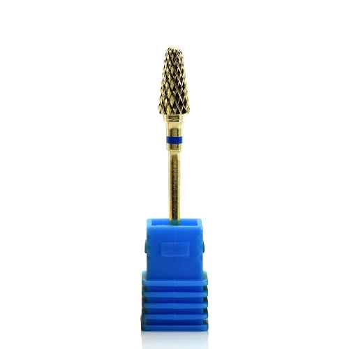 Gold Umbrella Shape Alloy Nail Drill Bit 300076