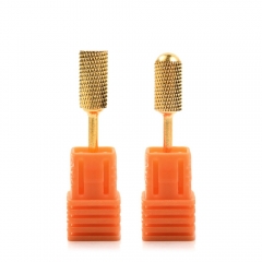 Gold Cylinder Tungsten Carbide Nail Drill Bit 300057