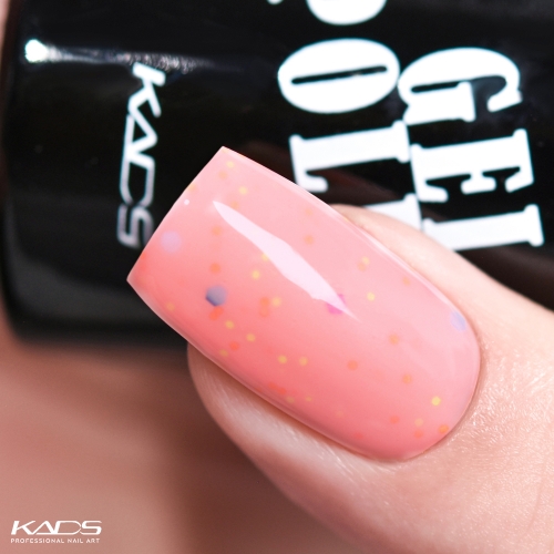 Cheese Gel Nail Polish Pink & Glitters