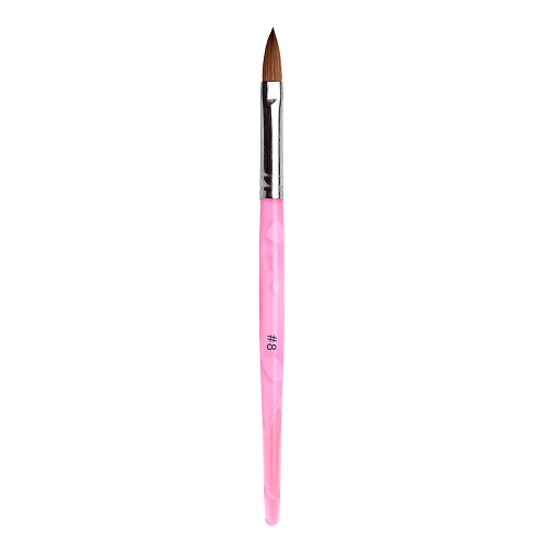 Acrylic Nail Art Brush Pink 8# 430010
