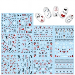 Christmas 2D Adhesive Nail Sticker