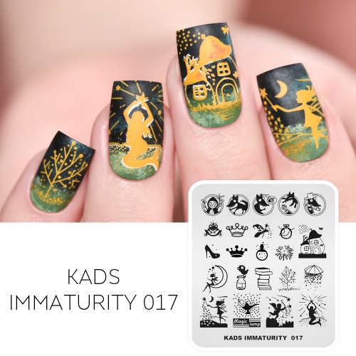 IMMATURITY 017 Nail Stamping Plate Fairy tale & Magic