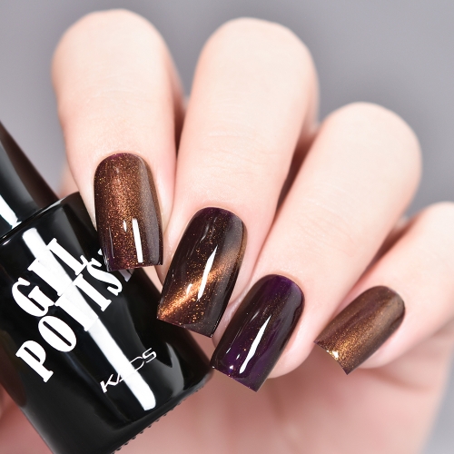 3D Cat Eye Gel Nail Polish Chocolate Brown