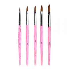 Acrylic Nail Art Brush Set Pink 430004