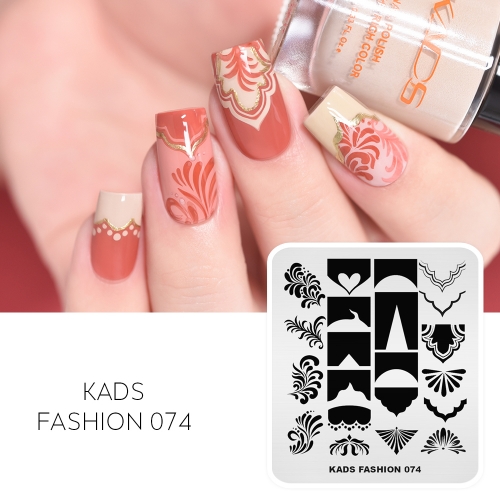 FASHION 074 Nail Stamping Plate Totem