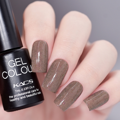 Flake Gel Nail Polish Brown