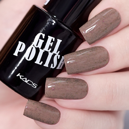 Flake Gel Nail Polish Brown