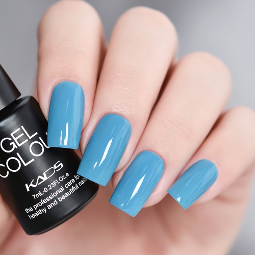 Gel Nail Polish Rich Blue Gray