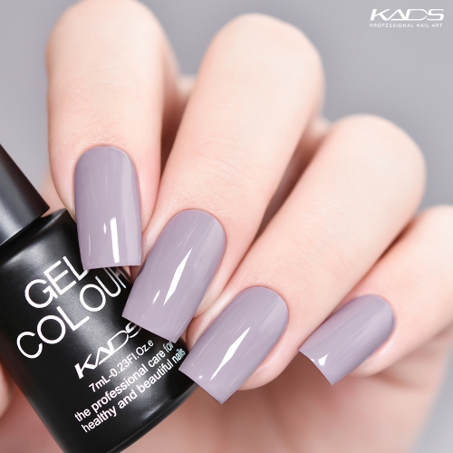 Gel Nail Polish Light Gray Purple