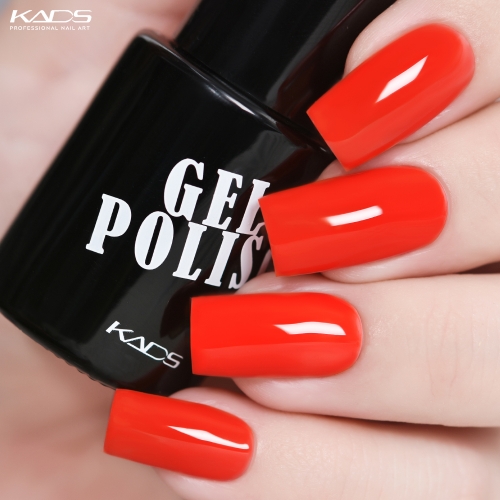 Gel Nail Polish Red Orange