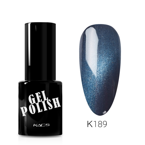 Meteorite Wide Cat Eye Gel Nail Polish Oxford Blue