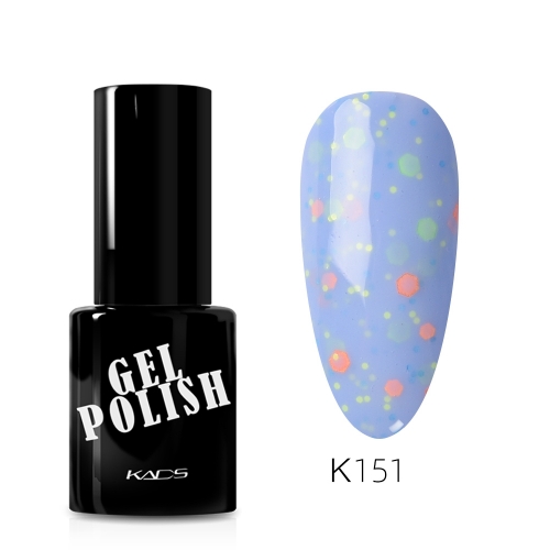 Cheese Gel Nail Polish Blue & Chunk Small Glitters