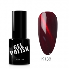 3D Cat Eye Gel Nail Polish Wine Red