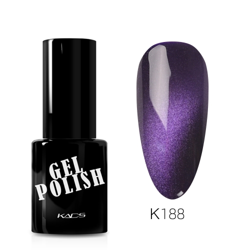 Meteorite Wide Cat Eye Gel Nail Polish Purple Rain