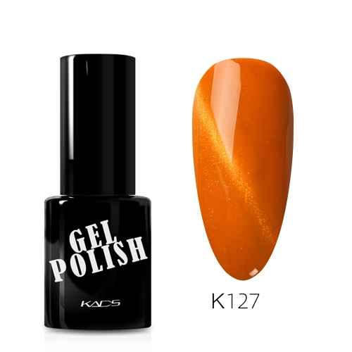 3D Cat Eye Gel Nail Polish Orange