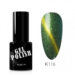 Chameleon Cat Eye Gel Nail Polish Emerald Green