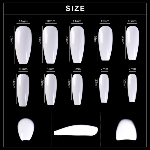 T-shaped Nail Tips 500029