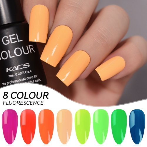 Fluorescent Nail Gel Sweet Pastel Orange