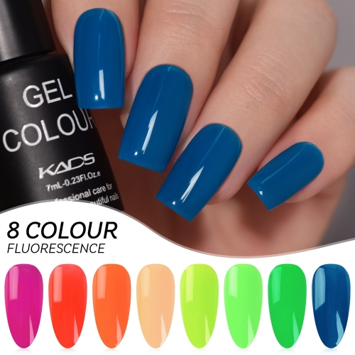 Fluorescent Nail Gel Azure Blue