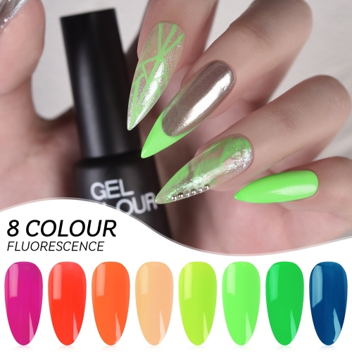 Fluorescent Nail Gel Yellow Green