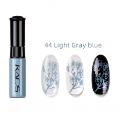 Nail Stamp Polish 10ml Light Gray Blue 44