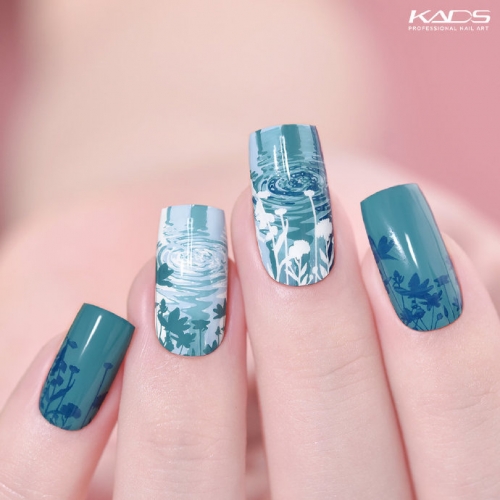 Nail Stamp Polish 10ml Teal Blue