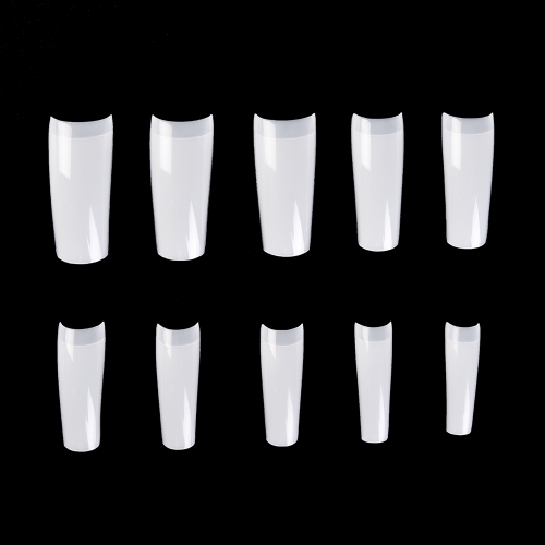 Eagle Hook Short T Ballerina Nail Tips 10 Sizes 500pcs/Box