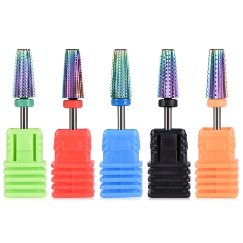 Tapered Carbide Nail Drill Bits With Cut Iridescence 300095