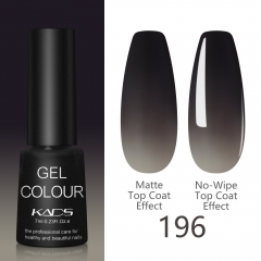 Thermal Gel Nail Polish Black & Grey