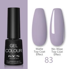 Gel Nail Polish Light Gray Purple