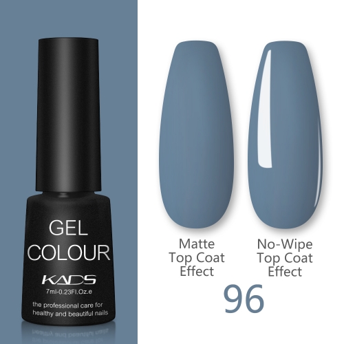 Gel Nail Polish Gray Blue