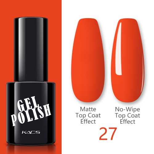 Gel Nail Polish Red Orange