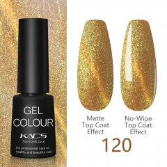 Chameleon Cat Eye Gel Nail Polish Golden