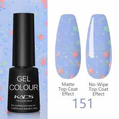 Cheese Gel Nail Polish Blue & Chunk · Small Glitters