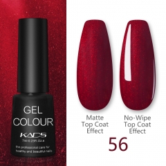 Gel Nail Polish Shining Burgundy Red