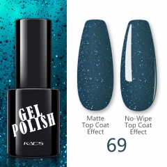 Gel Nail Polish Glittery Dark Teal