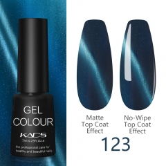 3D Cat Eye Gel Nail Polish Peacock Blue