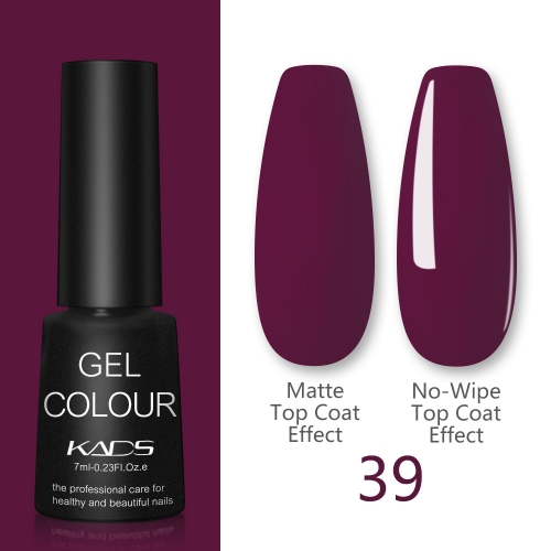 Gel Nail Polish Dark Plum