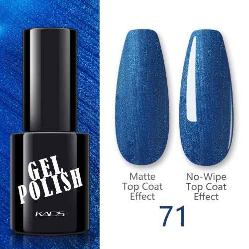 Gel Nail Polish Shining Deep Sky Blue