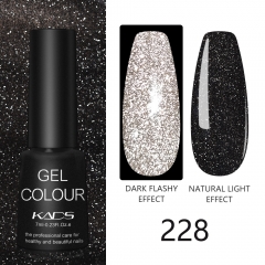 Reflective Glitter Gel Midnight Black Glitters