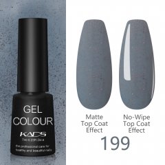 Flake Gel Nail Polish Blue Grey