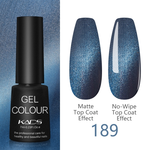 Meteorite Wide Cat Eye UV Nail Gel Polish Oxford Blue