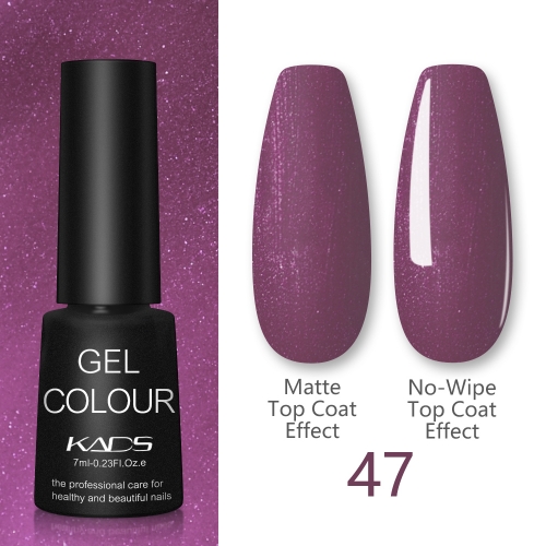 Gel Nail Polish Pearl Purple Red