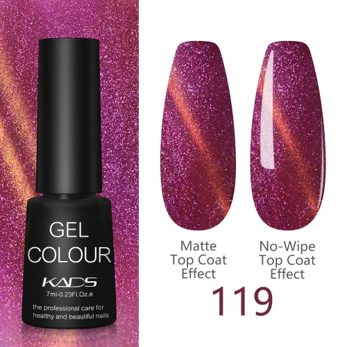 Chameleon Cat Eye Gel Nail Polish Magenta