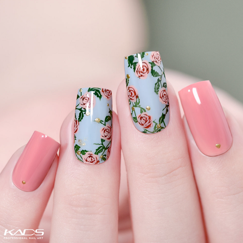 Premium Photo | Royal Velvet Rose RoseInspired Nails Design With VelvetTex  Concept Idea Creative Art Photoshoot