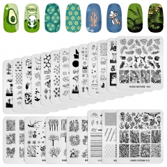 Nature & Creature Stamp Plates Kit 20pcs