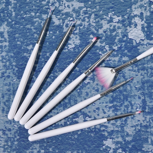 White Nail Art Brush Set Nail Pen 430077