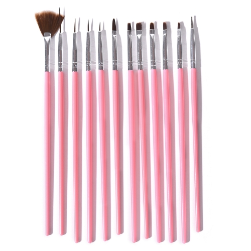 12Pcs Gel Brush Set Nail Art Pen 430079